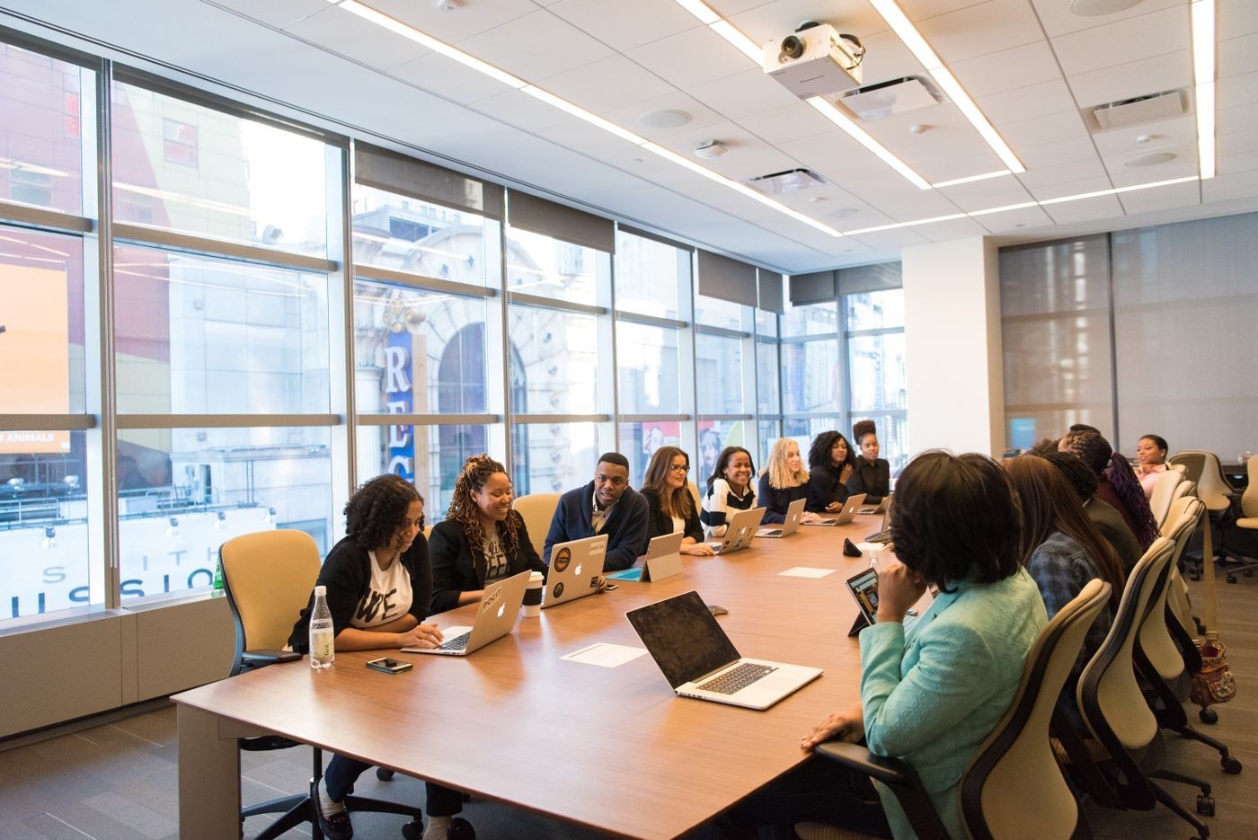 Professionals working together — illustrative photograph